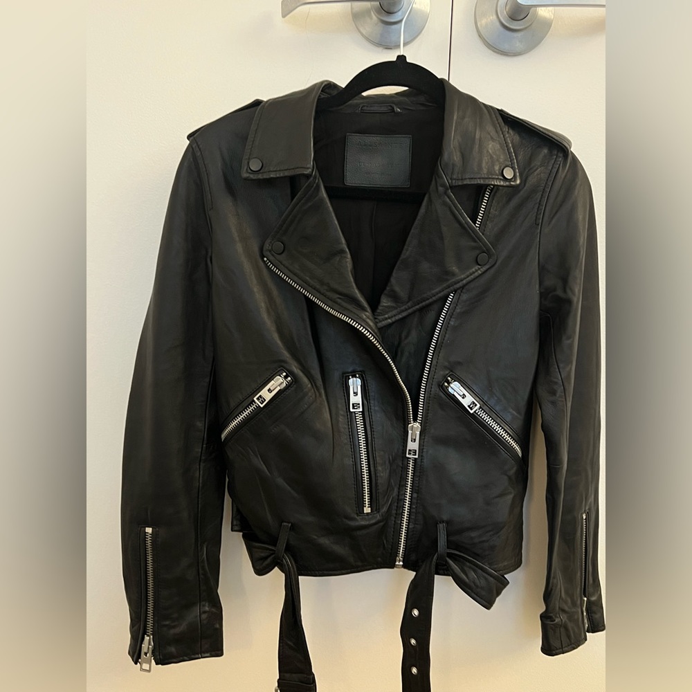 All saints Leather Jacket